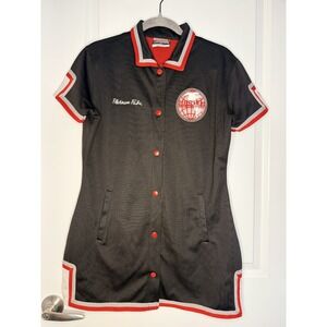 Platinum FUBU Harlem Globetrotters Women's XS/S /Y L Jersey Dress Y2K Black Red